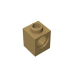 Technic Brick 1 x 1 #6541 - 138-Dark Tan