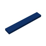 Tile 1 x 6 with Groove #6636 - 140-Dark Blue