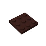 Plate 3 x 3 #11212 - 308-Dark Brown