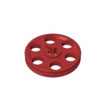 Technic Wedge Belt Wheel (Pulley) #4185 - 154-Dark Red