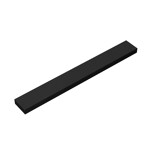 Tile 1 x 8 with Groove #4162 - 26-Black