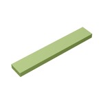 Tile 1 x 6 with Groove #6636 - 330-Olive Green