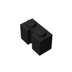 Brick Special 1 x 2 with Groove #4216 - 26-Black