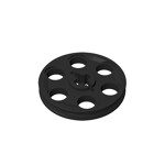 Technic Wedge Belt Wheel (Pulley) #4185 - 26-Black
