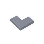 Tile 2 x 2 Corner #14719 - 315-Flat Silver