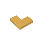 Tile 2 x 2 Corner #14719 - 297-Pearl Gold