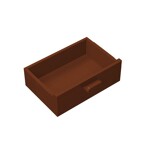 Cupboard 2 x 3 Drawer #4536 - 192-Reddish Brown