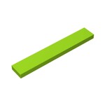 Tile 1 x 6 with Groove #6636 - 119-Lime