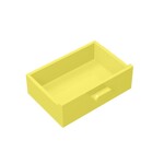 Cupboard 2 x 3 Drawer #4536 - 226-Bright Light Yellow