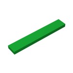 Tile 1 x 6 with Groove #6636 - 28-Green