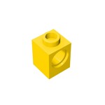 Technic Brick 1 x 1 #6541 - 24-Yellow