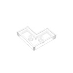 Tile 2 x 2 Corner #14719 - 40-Trans-Clear