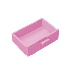 Cupboard 2 x 3 Drawer #4536 - 222-Bright Pink