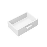 Cupboard 2 x 3 Drawer #4536 - 1-White