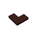 Tile 2 x 2 Corner #14719 - 308-Dark Brown