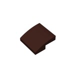 Slope Curved 2 x 2 x 2/3 #15068 - 308-Dark Brown