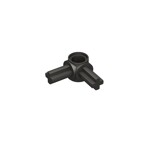 Technic Pin Connector Hub with 2 Perpendicular Axles #10197 - 316-Titanium Metallic