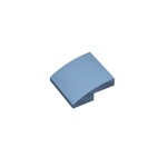 Slope Curved 2 x 2 x 2/3 #15068 - 135-Sand Blue