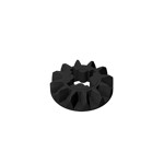 Technic Gear 12 Tooth Bevel #6589 - 26-Black