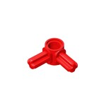 Technic Pin Connector Hub with 2 Perpendicular Axles #10197 - 21-Red