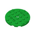 Plate Round 6 x 6 with Hole #11213 - 28-Green