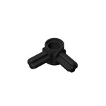 Technic Pin Connector Hub with 2 Perpendicular Axles #10197 - 26-Black