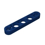 Technic Beam 1 x 5 Thin with Axle Holes on Ends #11478 - 140-Dark Blue