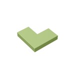 Tile 2 x 2 Corner #14719 - 330-Olive Green