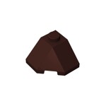 Wedge Sloped 45 2 x 2 Corner #13548 - 308-Dark Brown