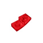 Slope Curved 2 x 1 Inverted #24201 - 41-Trans-Red