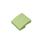 Slope Curved 2 x 2 x 2/3 #15068 - 330-Olive Green