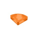 Tile Round 1 x 1 Quarter #25269 - 182-Trans-Orange