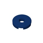 Tile, Round 2 x 2 With Hole #15535 - 140-Dark Blue