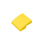 Slope Curved 2 x 2 x 2/3 #15068 - 24-Yellow