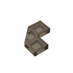 Tile Special 2 x 2 Corner with Cut Corner - Facet #27263 - 111-Trans-Black