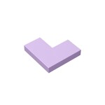 Tile 2 x 2 Corner #14719 - 325-Lavender