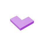 Tile 2 x 2 Corner #14719 - 324-Medium Lavender