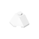 Wedge Sloped 45 2 x 2 Corner #13548 - 1-White