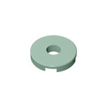 Tile, Round 2 x 2 With Hole #15535 - 151-Sand Green