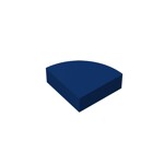 Tile Round 1 x 1 Quarter #25269 - 140-Dark Blue