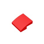 Slope Curved 2 x 2 x 2/3 #15068 - 21-Red