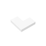 Tile 2 x 2 Corner #14719 - 1-White