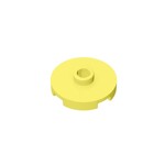 Plate Special Round 2 x 2 with Center Stud (Jumper Plate) #18674 - 226-Bright Light Yellow