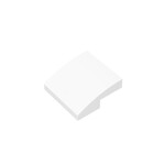 Slope Curved 2 x 2 x 2/3 #15068 - 1-White