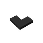 Tile 2 x 2 Corner #14719 - 26-Black