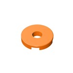 Tile, Round 2 x 2 With Hole #15535 - 106-Orange