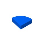 Tile Round 1 x 1 Quarter #25269 - 23-Blue