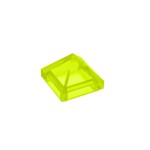 Slope 45 1 x 1 x 2/3 Quadruple Convex #22388 - 311-Trans-Bright Green