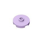 Plate Special Round 2 x 2 with Center Stud (Jumper Plate) #18674 - 325-Lavender