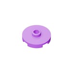 Plate Special Round 2 x 2 with Center Stud (Jumper Plate) #18674 - 324-Medium Lavender